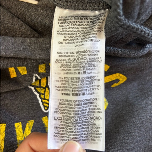 Team Apparel Minnesota Vikings Sweatshirt Hoodie Size L Gray NFL Football - Picture 4 of 6